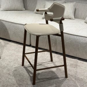 כסא בר סלינה - אגוז