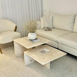 סט שולחנות סלון דגם "אלורה"