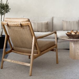 כורסא אקפולקו ידית טבעי עור