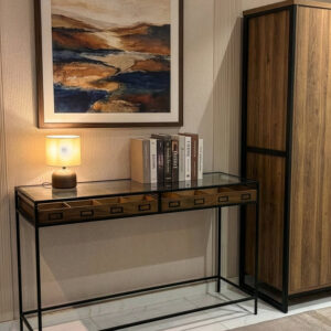 קונסולה 2 מגירות מחולקות