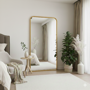 מראת גוף מלבנית - מוקה 1.80/80 ס”מ  *מבצע עד 01.02.26