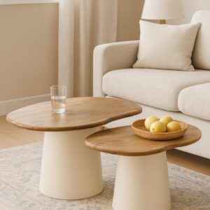 סט שולחנות עץ "תומס"