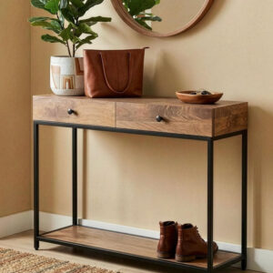 קונסולה קלאסית 2 מגירות