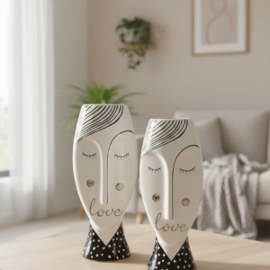 סט אגרטלים בעיצוב פנים אמנותי