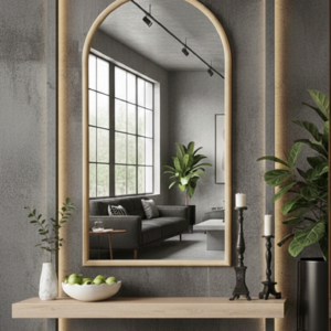 מראת קשת מעוצבת מעץ