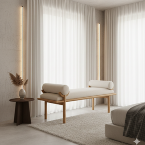 ספסל יפני עץ אלון