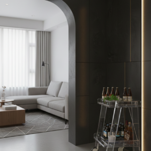 עגלת אחסון על גלגלים מאקריליק – 2 קומות