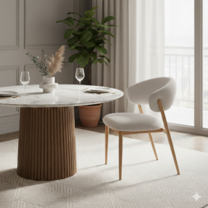 כיסא אוכל "ברונו" - אלון