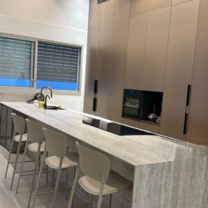 כיסא בר ברי אבן דמוי עור