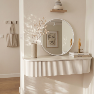 קונסולה מרחפת דגם "שילה" – שמנת